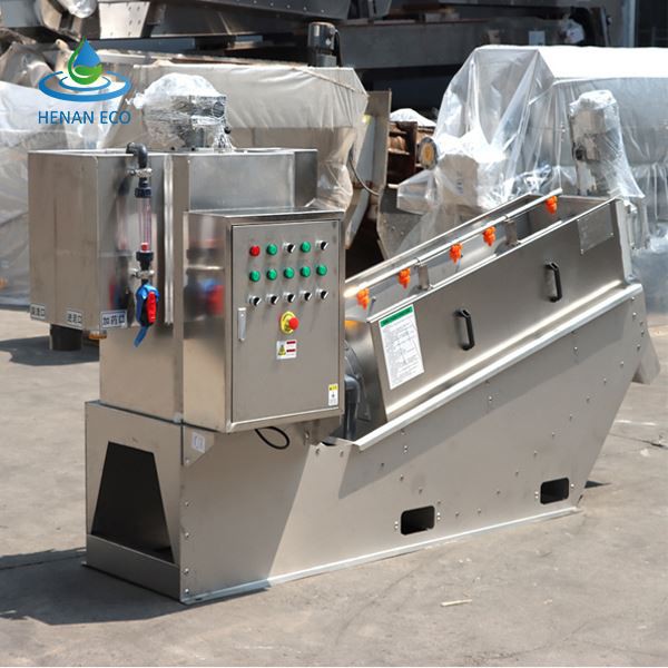 screw-press-sludge-dewatering-machine-design